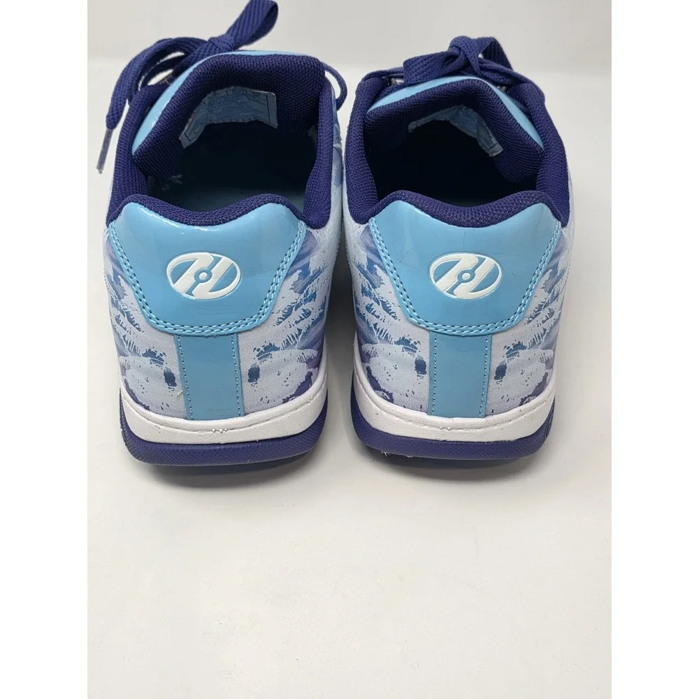 Heelys Ocean Pacific OP Split Low Roller Shoes Blue Palm Print Mens US 8 Womens
